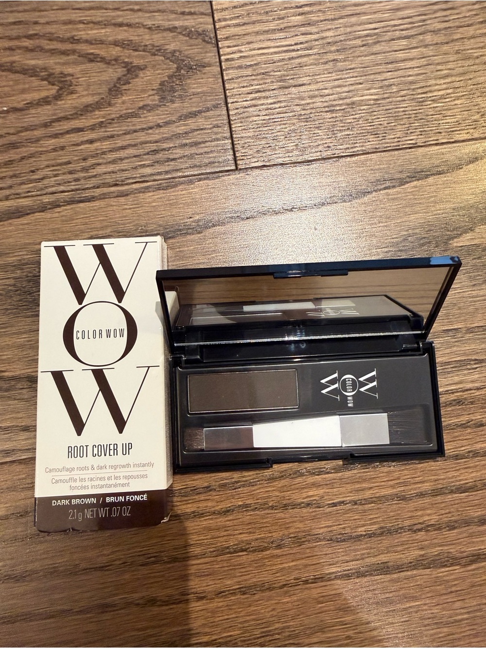 COLOR WOW Root Cover Up Brow Powder Kit — Dark Brown